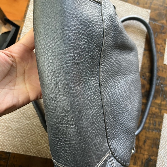 Beautiful Large Black Cole Haan Leather bagSatchel Outside...